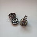 Roller Bearing 626zz 608zz RS with two cavaties/slots for plastic injection