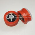 Factory price 626ZZ Rubber seal POM/Nylon plastic coated wheel 7