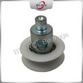 POM Plastic coated bearing nylon U groove track guide roller bearings pulley wheel Bore 8mm 10mm 12m
