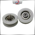 Rubber/POM/ Nylon Plastic Shielded Ball Bearings Sliding Wardrobe Door Rollers ID 5mm OD 18mm 23mm P