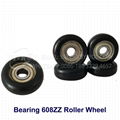 Round Plastic Pulley/ Plastic Roller Bearing 608 for Turkey Market