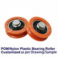 Custom Plastic Roller Pulley Wheel H V U Groove Plastic Pulley