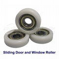 Convex Shower Sliding Roller Ball Bearings Plastic Roller Sliding