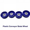 Conveyor Wheel Conveying Pulley Plastic Roller Metal Roller