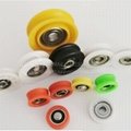 High Performance Bearing Plastic U V H Groove Track Pulley Roller Skate Wheels For Bearing