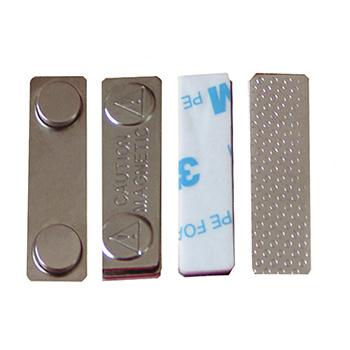 45 x 13 x 5 Nickel Coating Magnetic Badge Holder with Double-Sided Foam Tape