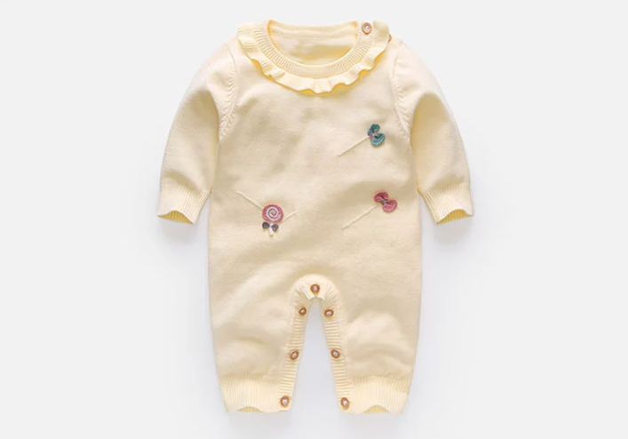 Knit Apparel %baby rompers 3