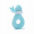 2020 4item blue newborn soft gift set cute dolphin doll and baby square gift box