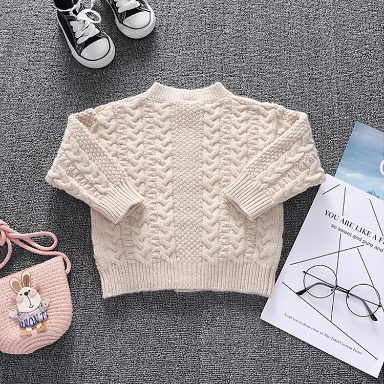 Long-sleeved female baby high-end walker clothes solid color newborn baby button