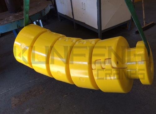 Polyurethane submarine cable protection tube made of composite polyurethane 2