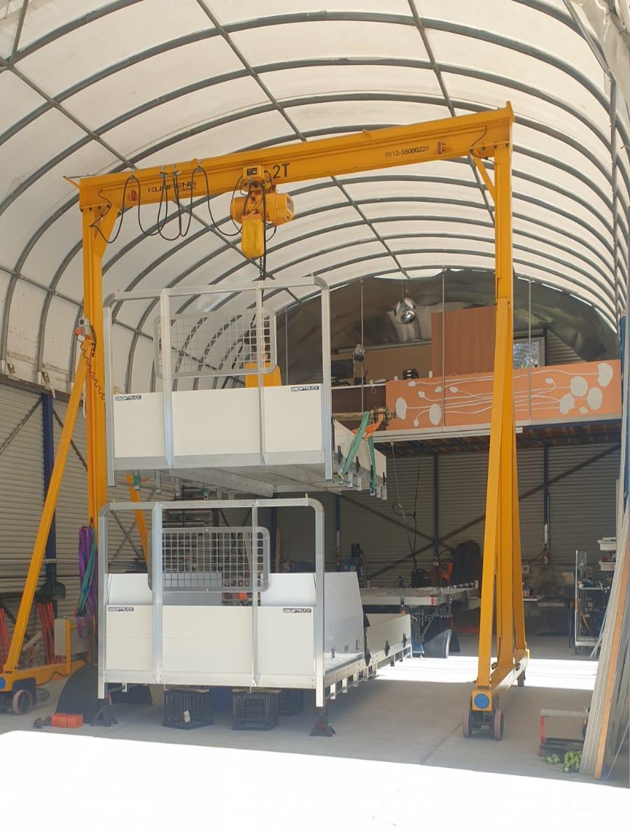 Portable Trackless Walking Gantry Crane