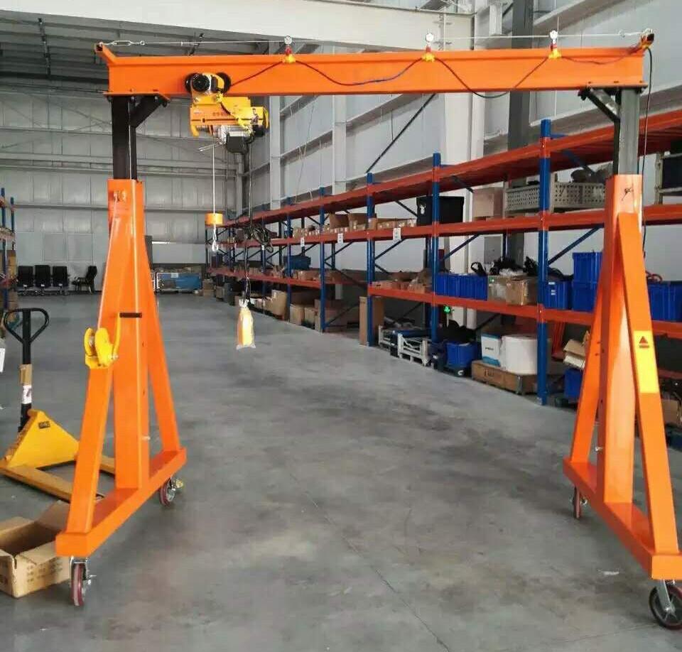 Portable Trackless Walking Gantry Crane 3