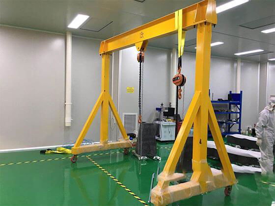 Portable Trackless Walking Gantry Crane 5