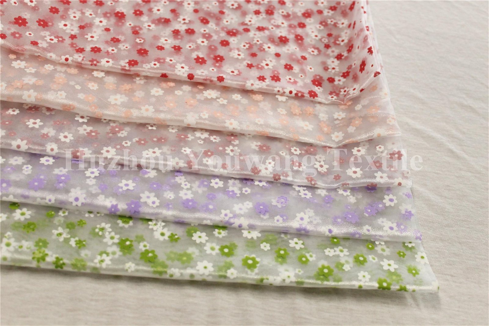 Printed Crystal Organza Fabric - YW-PO12 - YW-PO12 (China Manufacturer) -  Chemical Fabrics - Fabrics Products - DIYTrade China manufacturers