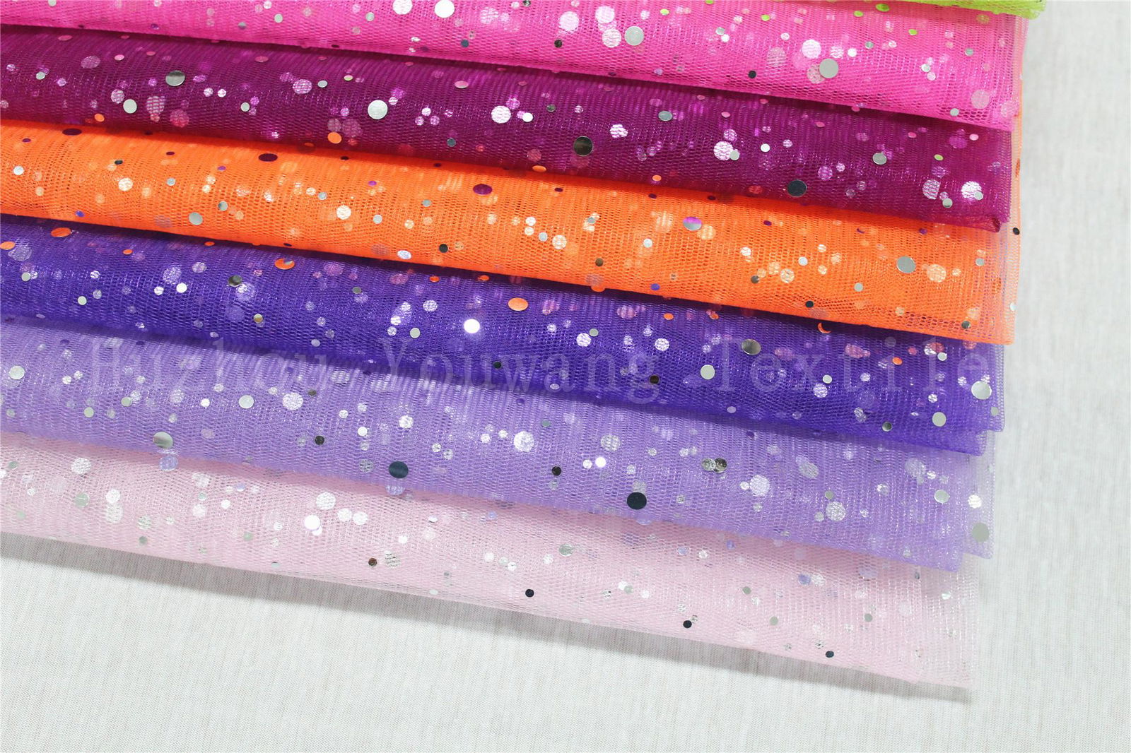 Sequins Tull Fabric