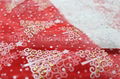 Glitter Christmas Design Glass Organza Fabric 3