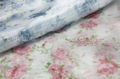 Printed Flower Design Crystal Organza Fabric 2