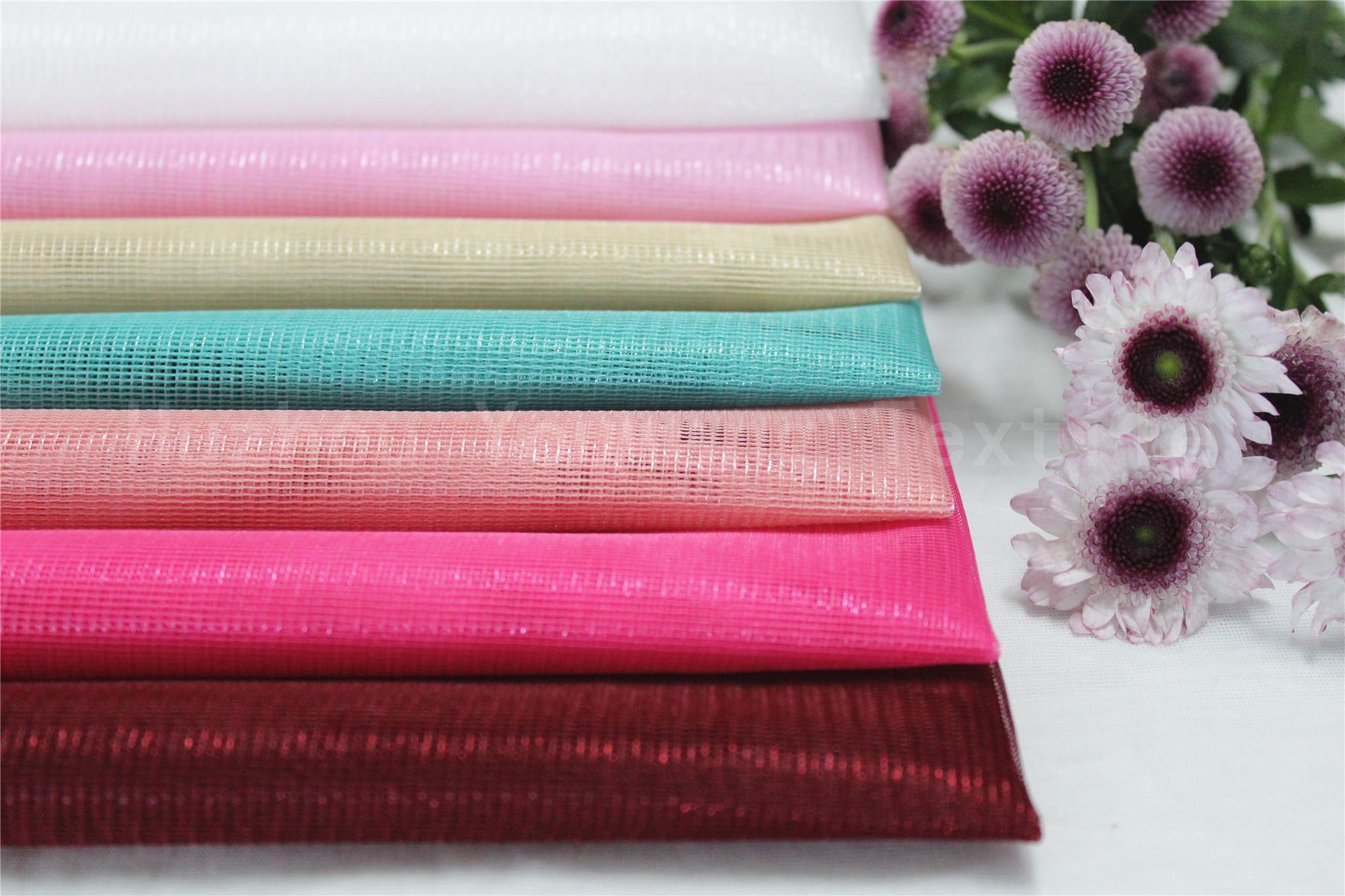 Shiny Tull Fabric For Curtain Using