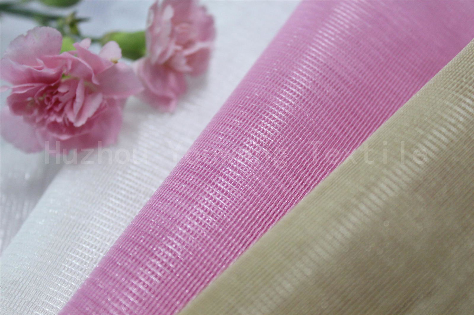 Shiny Tull Fabric For Curtain Using 3