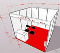 展覽標準攤位3*3標準展位八稜柱標攤廣交會攤位 4