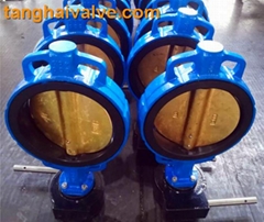 Wafer type butterfly valve 