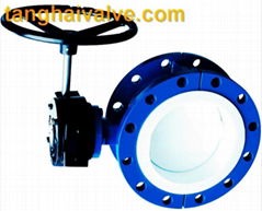 Double eccentric butterfly valve 