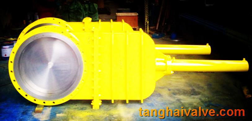 Knife gate valve