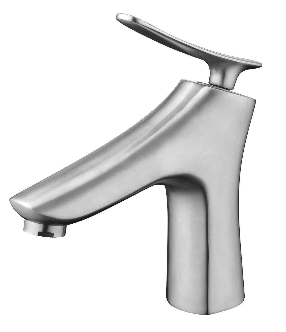 Kaiping Factory Stainless Steel 304 Hot and Cold Basin Faucet 2