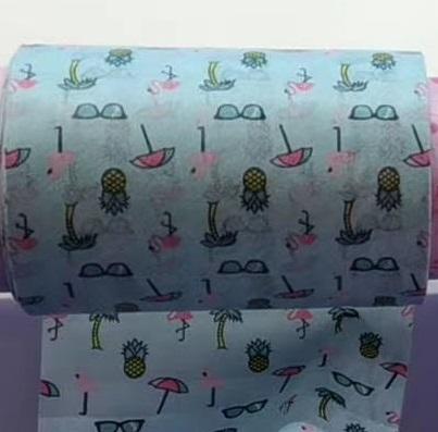 Printed nonwoven fabric for making mask