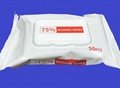 75 Alcohol wipes by bag
