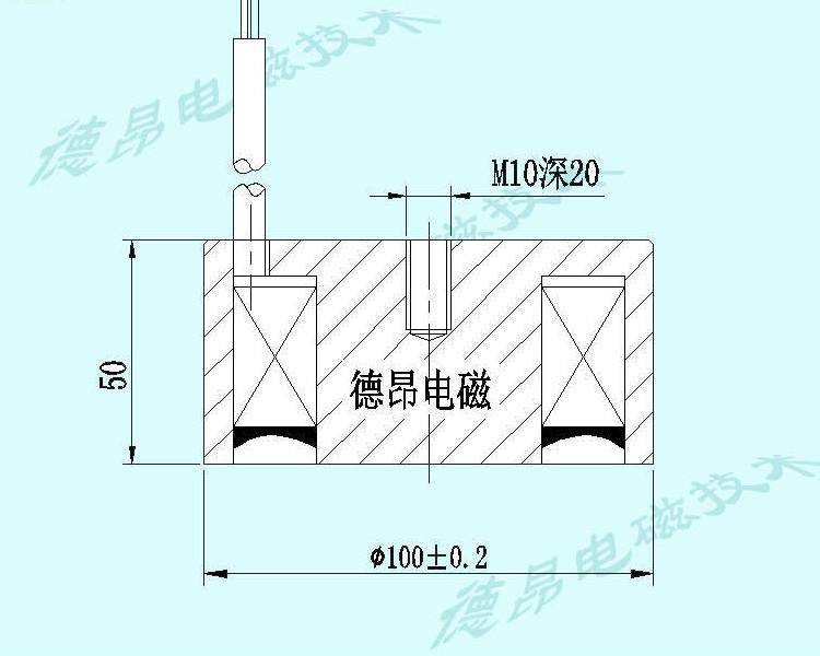 非標大吸力200kg吸盤電磁鐵定製 3