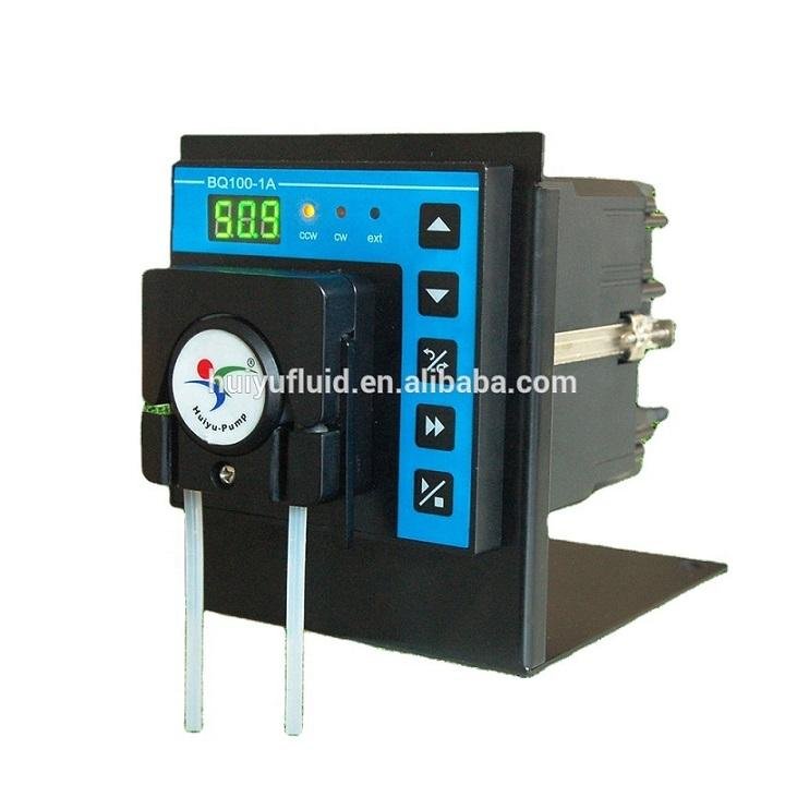 Compact Size Micro Flow Rate Peristaltic Pump for Laboratory Application