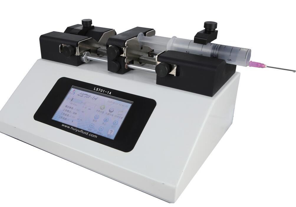 Large Touch Screen Syringe Pump for Micro Flow Liquid Transfer