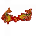 可diy表面植絨eva雕刻福字