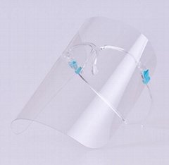 Double-Side Protective Face Shield Glasses Visor Transparent Mask Anti-Fog Splas