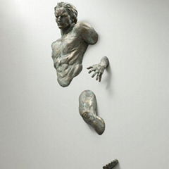 Bronze nude man limb sculpture from Matteo Pugliese