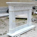 Beautiful Indoor Marble Fireplace Western Styles Marble Stone Fireplace 1