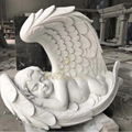 Open Wings Serene Baby Angel White