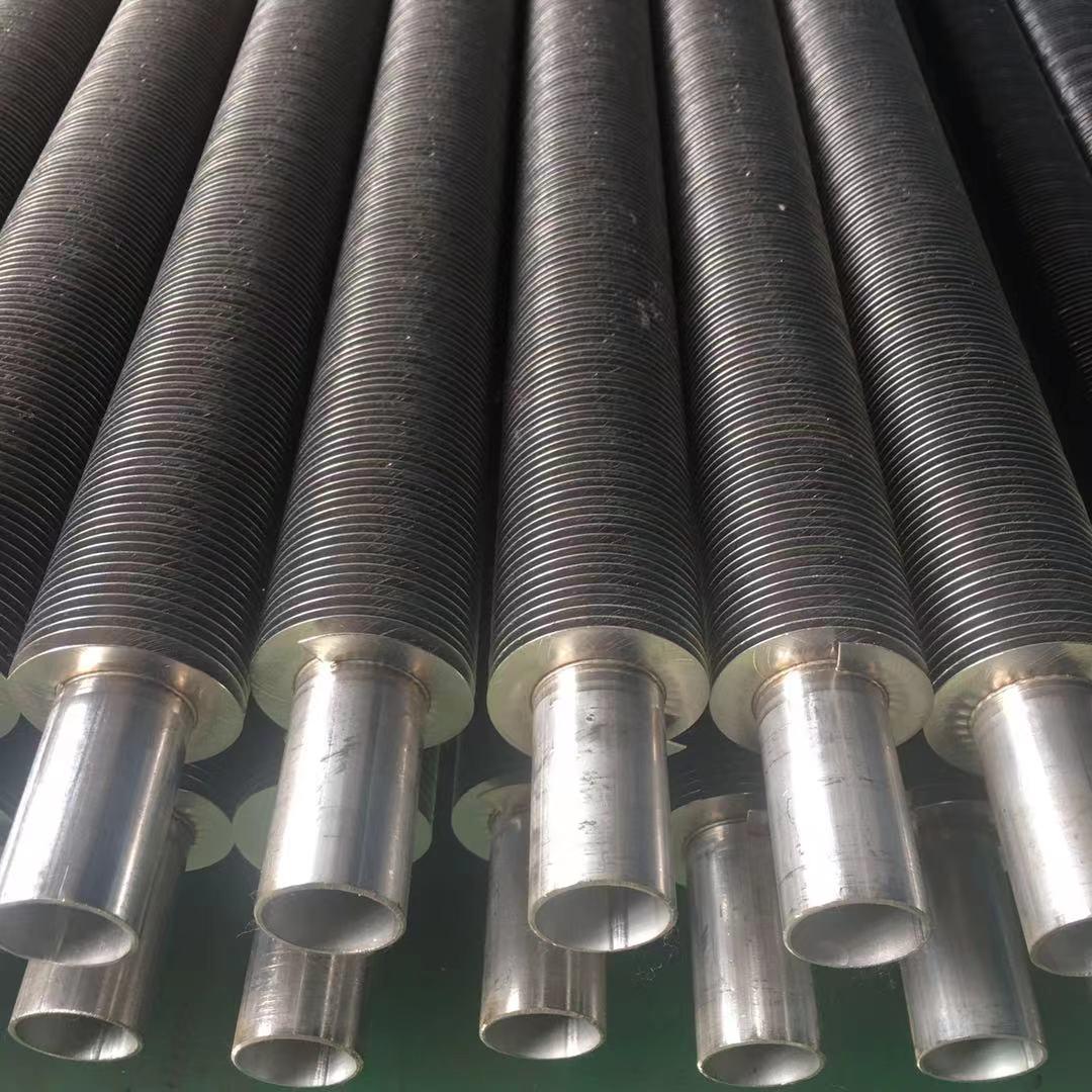 Laser welding finned tube