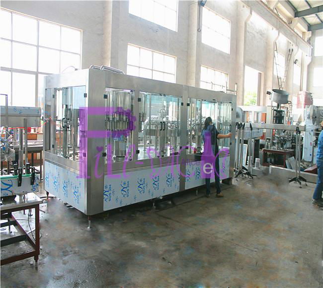 4 in 1 juice filling plant with bottle sterilizer and CIP cup 2