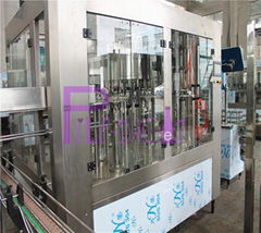 juice filler for granule juice with stirring motor on top of juice tank