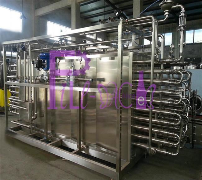 easy cleaning 5T/h tubular sterilizer with GPM standard 2