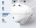 KN95 Mask  Disposable Face Mask 5 Layer 95 Nonwoven Face Shields with Earloop