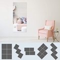 Mirror Sheets Self Adhesive Non Glass Mirror Tiles Wall Sticky Mirror  