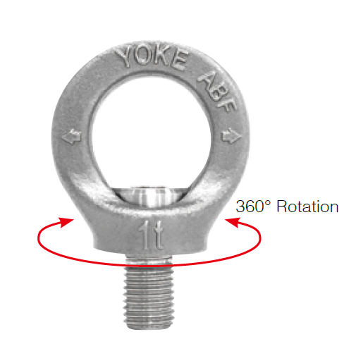 不鏽鋼弔環 YOKE原裝進口不鏽鋼旋轉弔環 高強度防腐蝕弔環