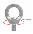 不锈钢吊环 YOKE原装进口不锈钢旋转吊环 高强度防腐蚀吊环 1