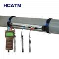 Easy installation Hand Held Ultrasonic Mini Water Oil Flow Meter GMF200-H 2