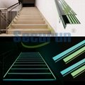 Photoluminescent aluminum stair nosing
