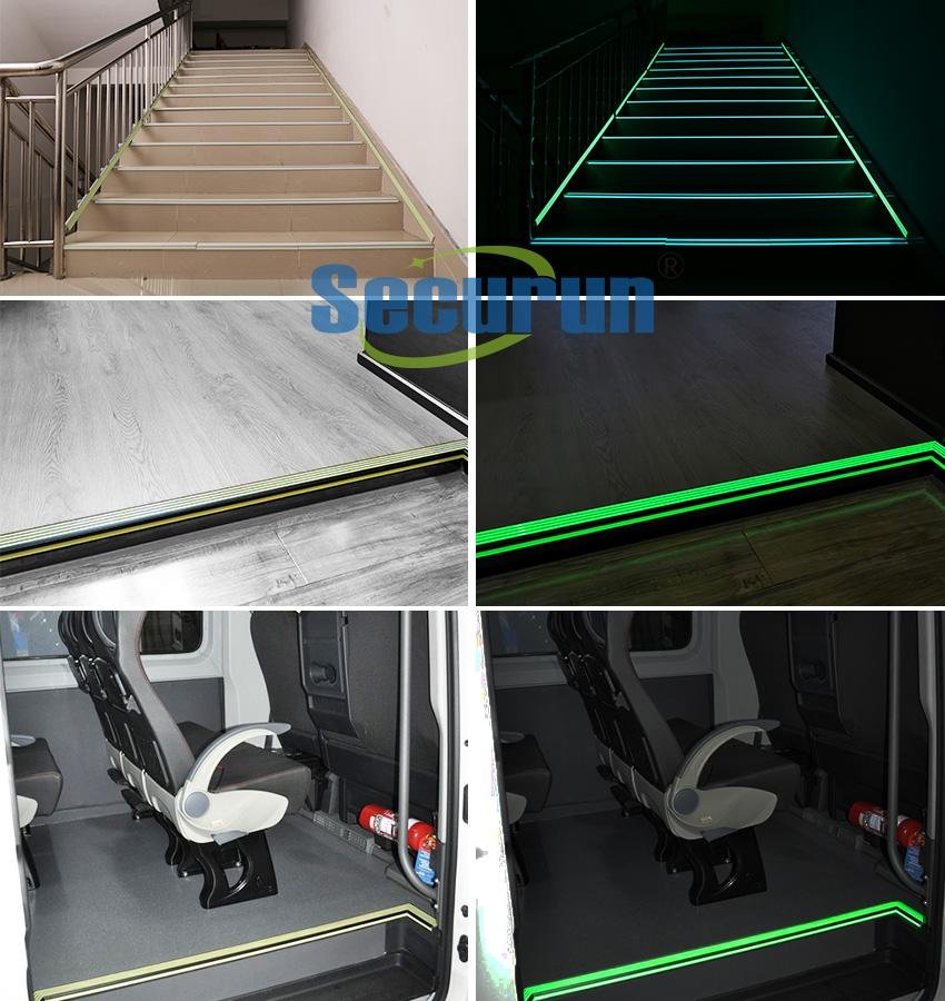 Glow in the dark stair treads 2