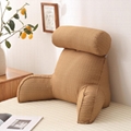 Amazon hot-sale linen pearl cotton bed reading cushion pillow 1